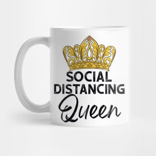 Womens Social Distancing Queen Mug